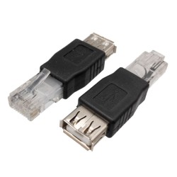 ADAPTADOR USB MACHO / RJ45 FEMEA
