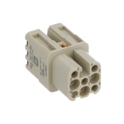 FICHA HAN 3A 8PINOS FEMEA  250V/10A HARTING