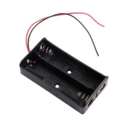 SUPORTE 2 PILHAS 18650