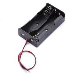 SUPORTE 2 PILHAS 18650