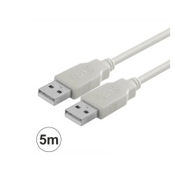 CABO USB A 2.0 MACHO / USB A MACHO 5MT
