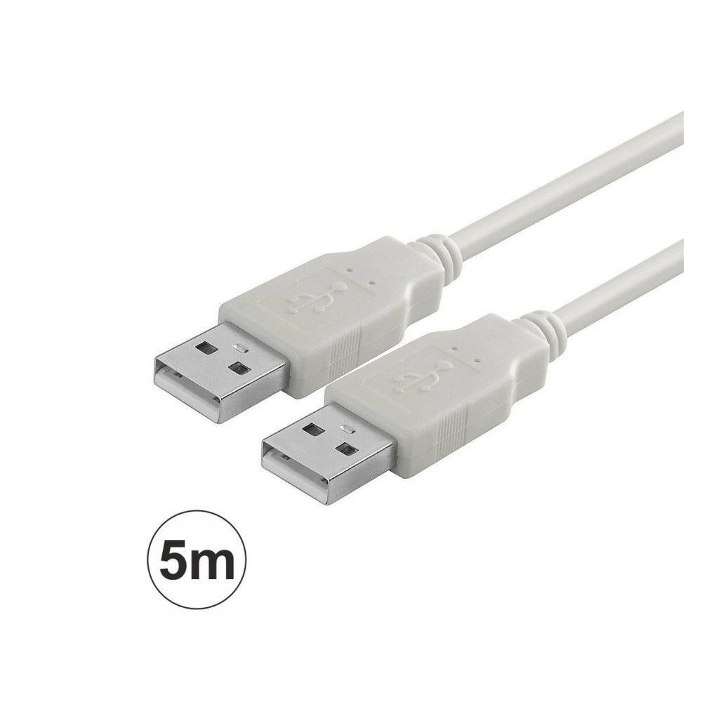 CABO USB A 2.0 MACHO / USB A MACHO 5MT