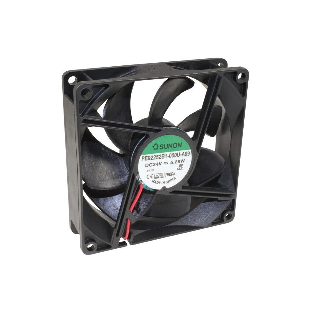 VENTILADOR 24VDC 92X92X25mm 5.28W 47dBA  SUNON