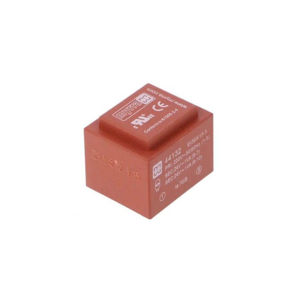 TRANSFORMADOR ENCAPSULADO 230V 2X24V 2VA