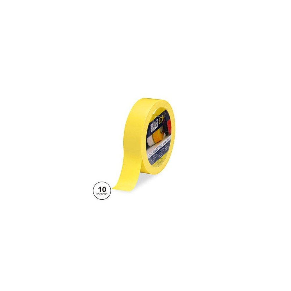 FITA ISOLADORA ROLO 10M X 19MM AMARELO