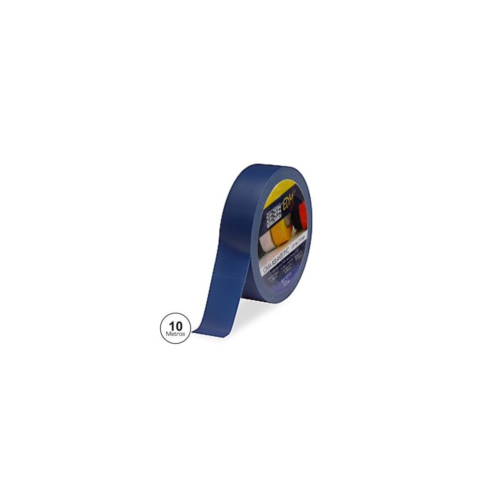 FITA ISOLADORA ROLO 10M X 19MM AZUL