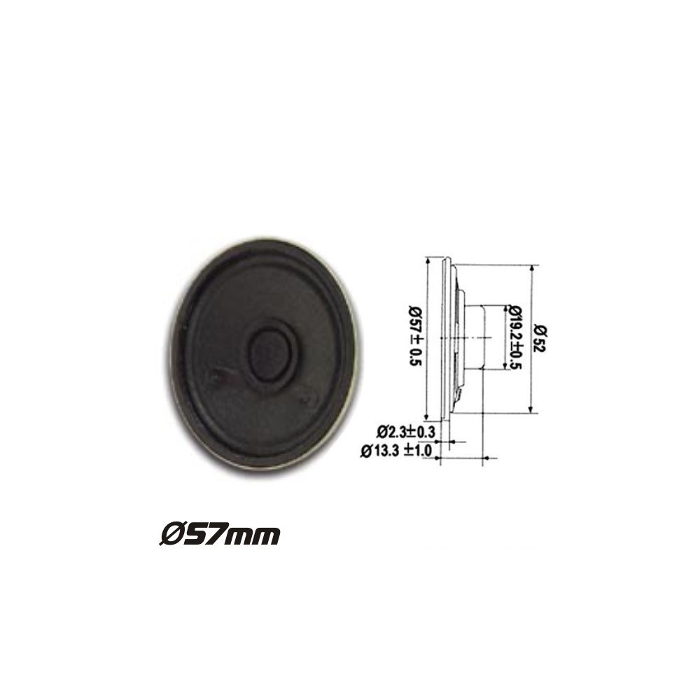 ALTIFALANTE MINIATURA 1W 8Ohm 57MM
