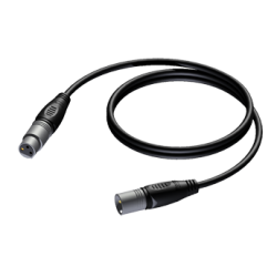 EXTENSAO XLR MACHO / XLR FEMEA EDC 1MT