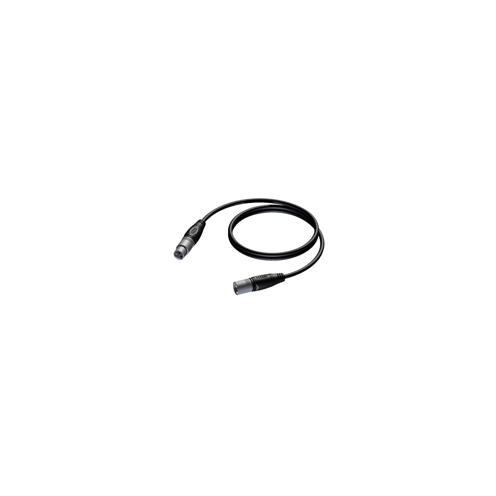 EXTENSAO XLR MACHO / XLR FEMEA EDC 1MT