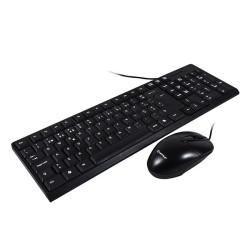 KIT TECLADO+RATO USB PT