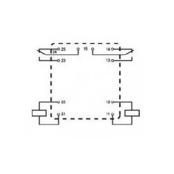 RELE 12VDC 30A  255Ohms x2 TYCO