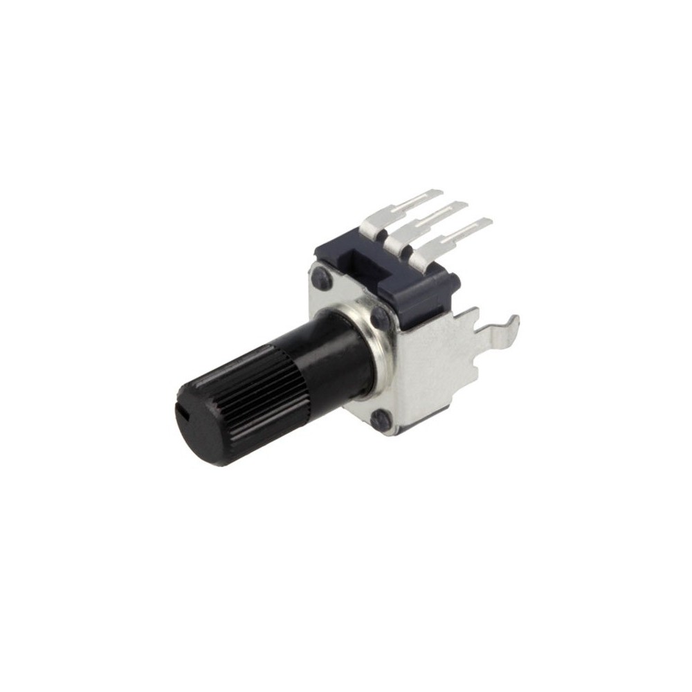 POTENCIOMETRO MINIATURA MONOVOLTA AXIAL 10K VEIO 6mm C.I.