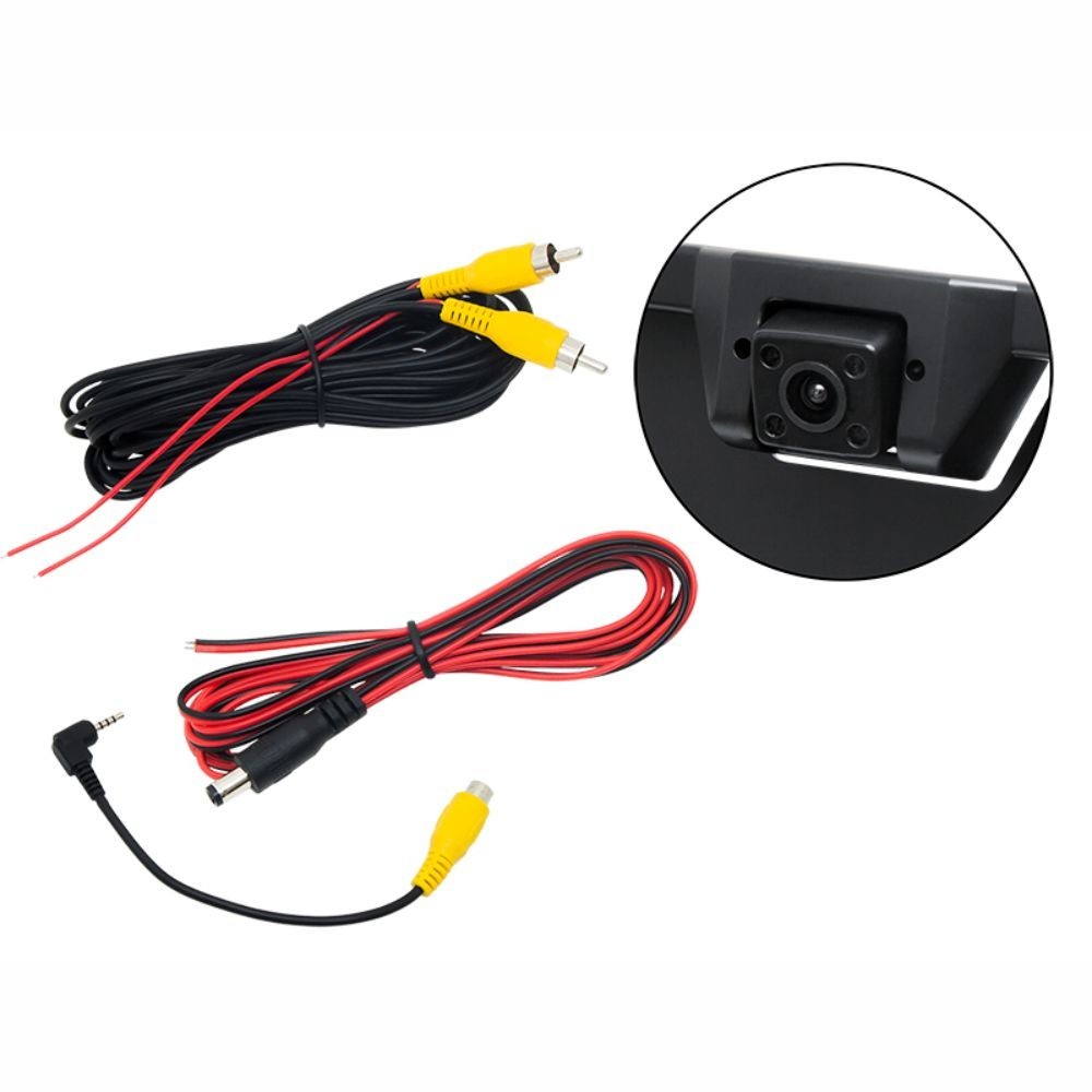 CAMERA MARCHA ATRÁS AUTO UNIVERSAL SUPORTE MATRICULA