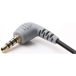 CABO ADAPTADOR SC4 P/ MIC. DSLRs JACK 3.5mm TRS para TRRS