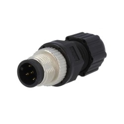 FICHA M12 MACHO 5 PINOS IP68