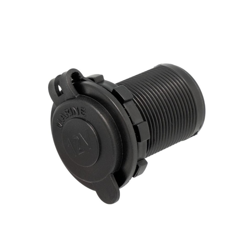 FICHA ISQUEIRO FEMEA CHASSI C/ TAMPA 12V/10A
