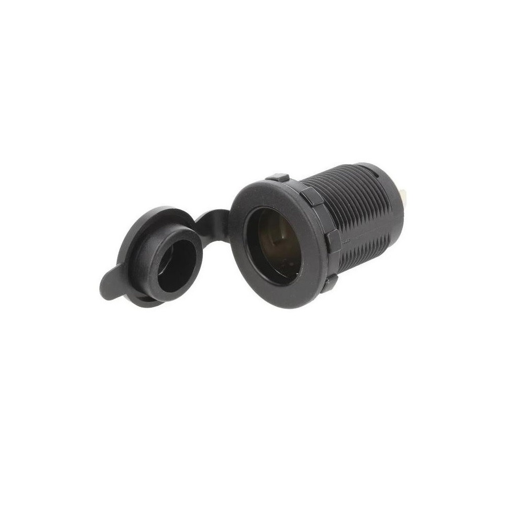 FICHA ISQUEIRO FEMEA CHASSI C/ TAMPA 12V / 24V