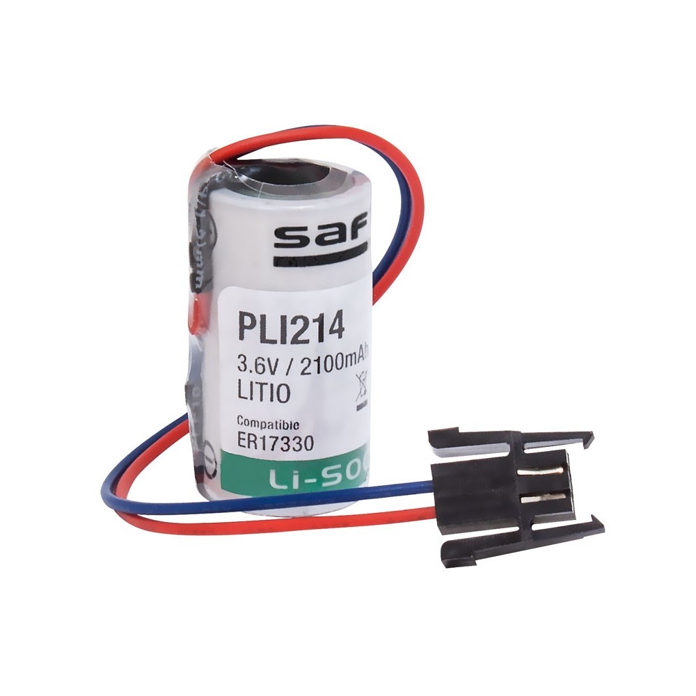 PILHA LITIO 3.6V 2/3A C/ FICHA