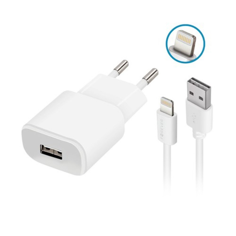 ALIMENTADOR C/ CABO USB LIGHTNING TIPO A IPHONE
