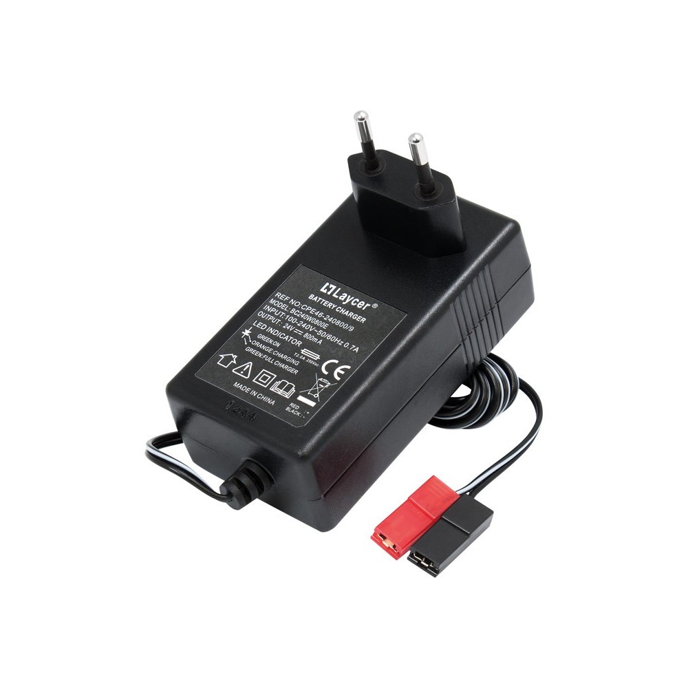 CARREGADOR BATERIAS CHUMBO 24V 800mA