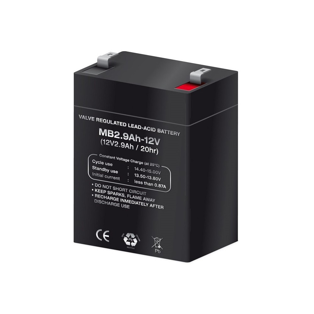 BATERIA GEL CHUMBO 12V 2.9A