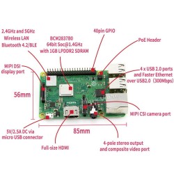 RASPBERRY PI 3 MODEL B+ 1GB