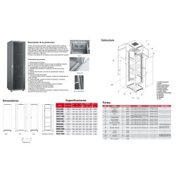 BASTIDOR 42U 600X 600X 2060mm