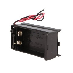 SUPORTE PILHAS 9V COM CAIXA