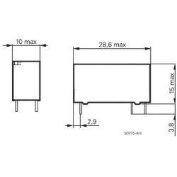 RELE ELETROMAGNETICO SPST-NO 24VDC 8A