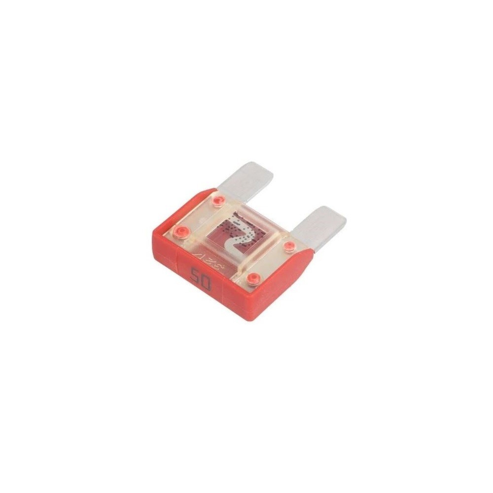 FUSIVEL AUTO TIPO GARFO 50A VERMELHO