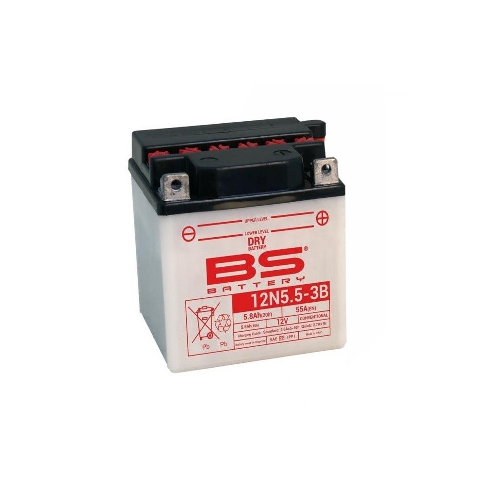 BATERIA MOTO 12N5.5 3B BS