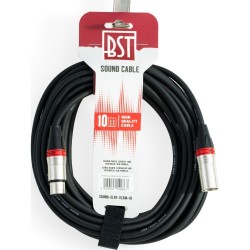 EXTENSAO XLR FEMEA / XLR MACHO BST 10MTS