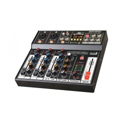 ITALIAN STAGE 2MIX4FXU MESA MISTURA 4 CANAIS USB MP3 C/ EFEITOS