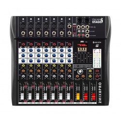 MESA MISTURA 8 CANAIS USB MP3 C/ EEFEITOS/ EQ. ITALIAN STAGE
