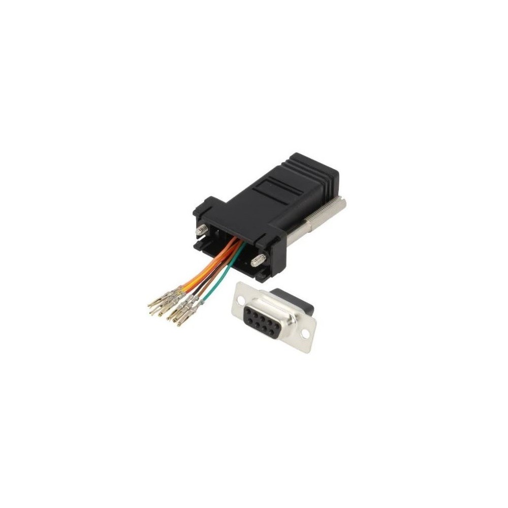 ADAPTADOR SUB-D 9P FEMEA RJ11 FEMEA