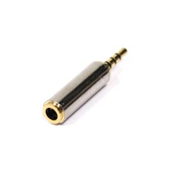 ADAPT JACK FEMEA 3,5MM 4 VIAS P/ JACK 2.5 MACHO 4 VIAS