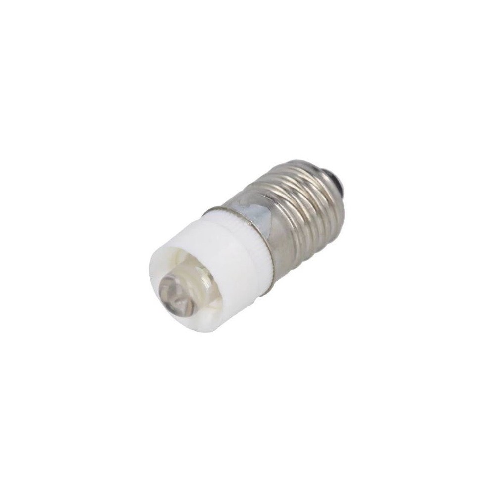 LAMPADA LED E10 6V BRANCO LAMPADA LED E10 6V BRANCO