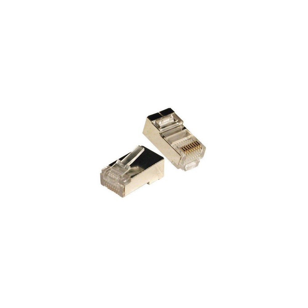 FICHA RJ45 8P BLINDADA CAT6