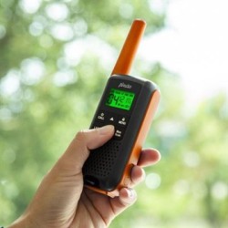 PACK 2 WALKIE-TALKIES COM BASE