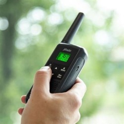 PACK 2 WALKIE-TALKIES COM BASE