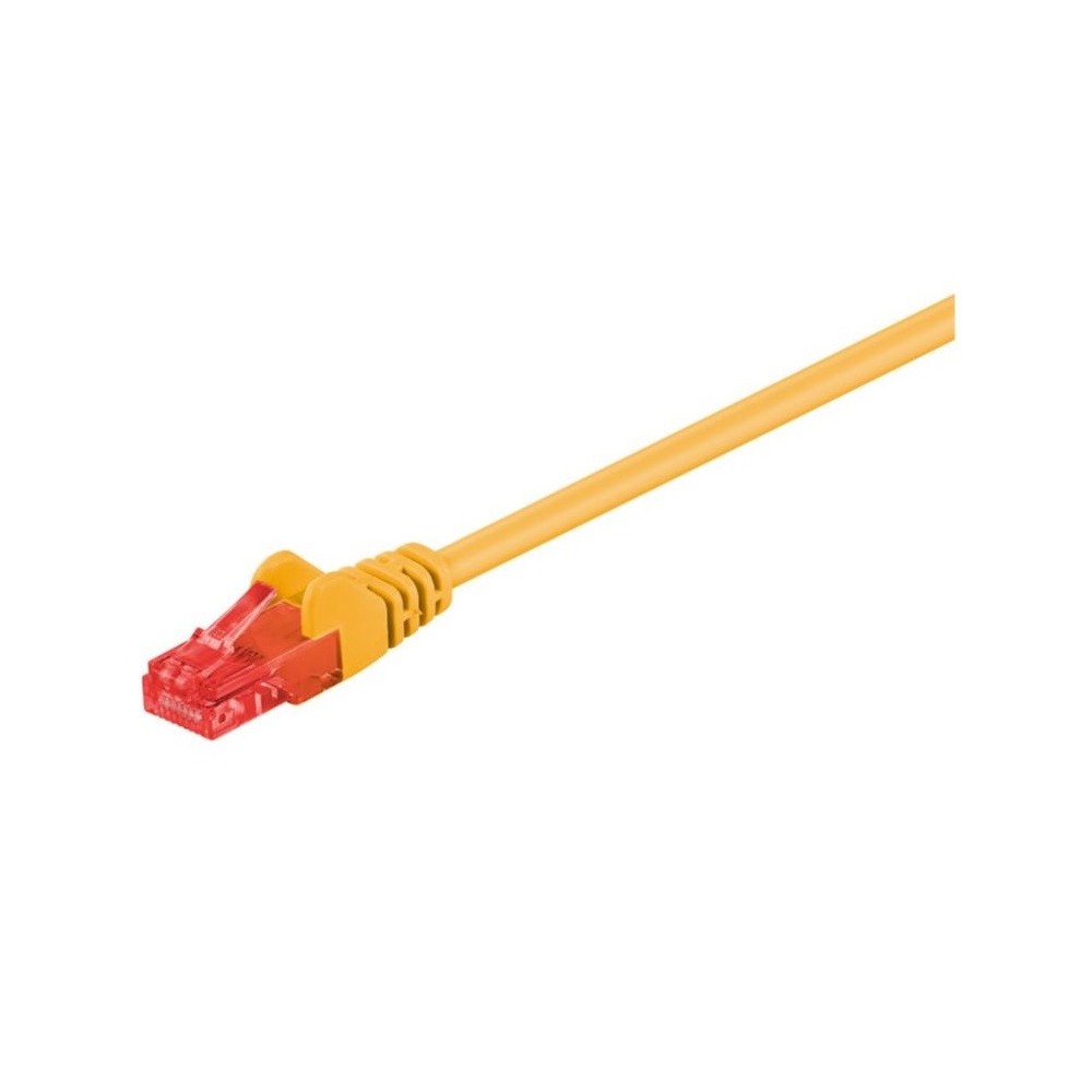 EXTENSAO CAT6 FTP RJ45 AMARELO 0.25MT
