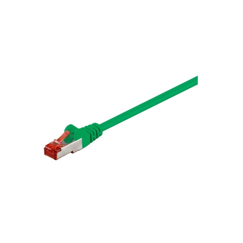 EXTENSAO CAT6 FTP RJ45  VERDE 0.25MT