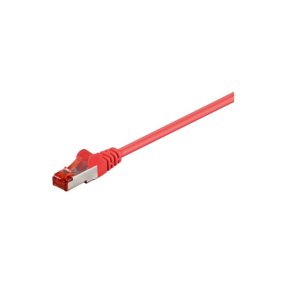 EXTENSAO CAT6 FTP RJ45 VERMELHO 0.25MT