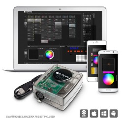 INTERFACE DMX 512 CH C/ SOFTWARE DE CONTROLO CAMEO