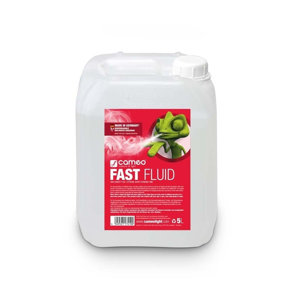 LIQUIDO PARA MAQUINA DE FUMO MUITO ALTA DENSIDADE - RAPIDO 5L CAMEO