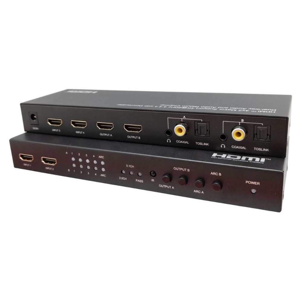 MATRIX  4X2 HDMI +AUDIO 4K