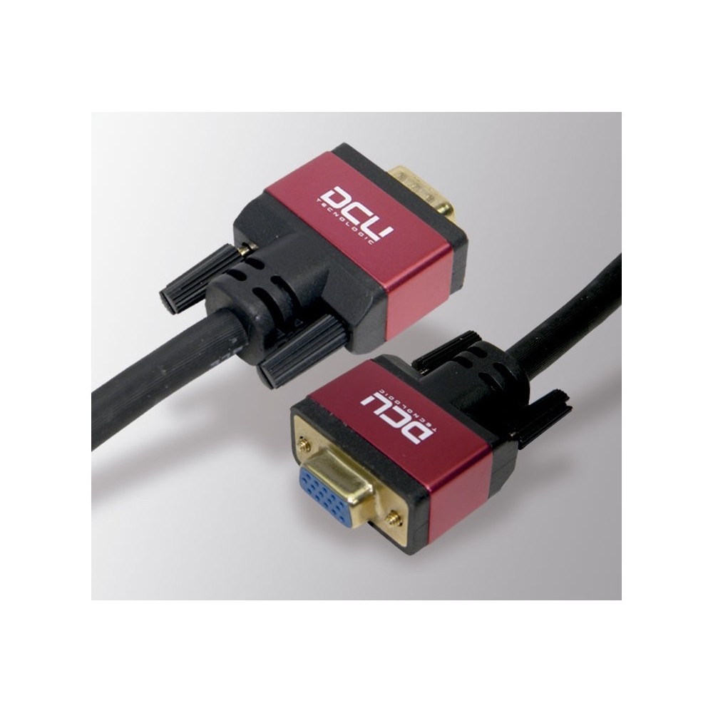 EXTENSAO VGA MACHO / VGA FEMEA 5MTS DCU