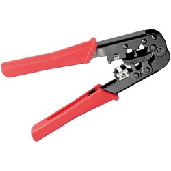 TESTADOR DE CABOS REDE RJ11 RJ45 C/ ALICATE E DESCARNADOR