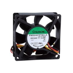 VENTILADOR 24VDC 70X70X25mm 4,8W/190mA/5100Rpm 3FIOS SUNON