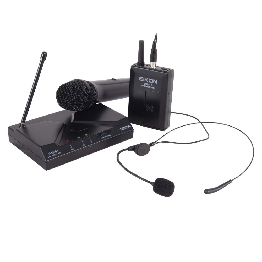 EIKON PROEL WM101KITV2 SISTEMA MICRO SEM FIOS  MAO + HEADSET UHF